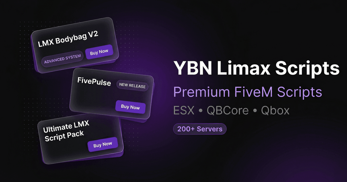 FiveM Lua Scripting Tutorial for Beginners (2026) | YBN Limax Scripts